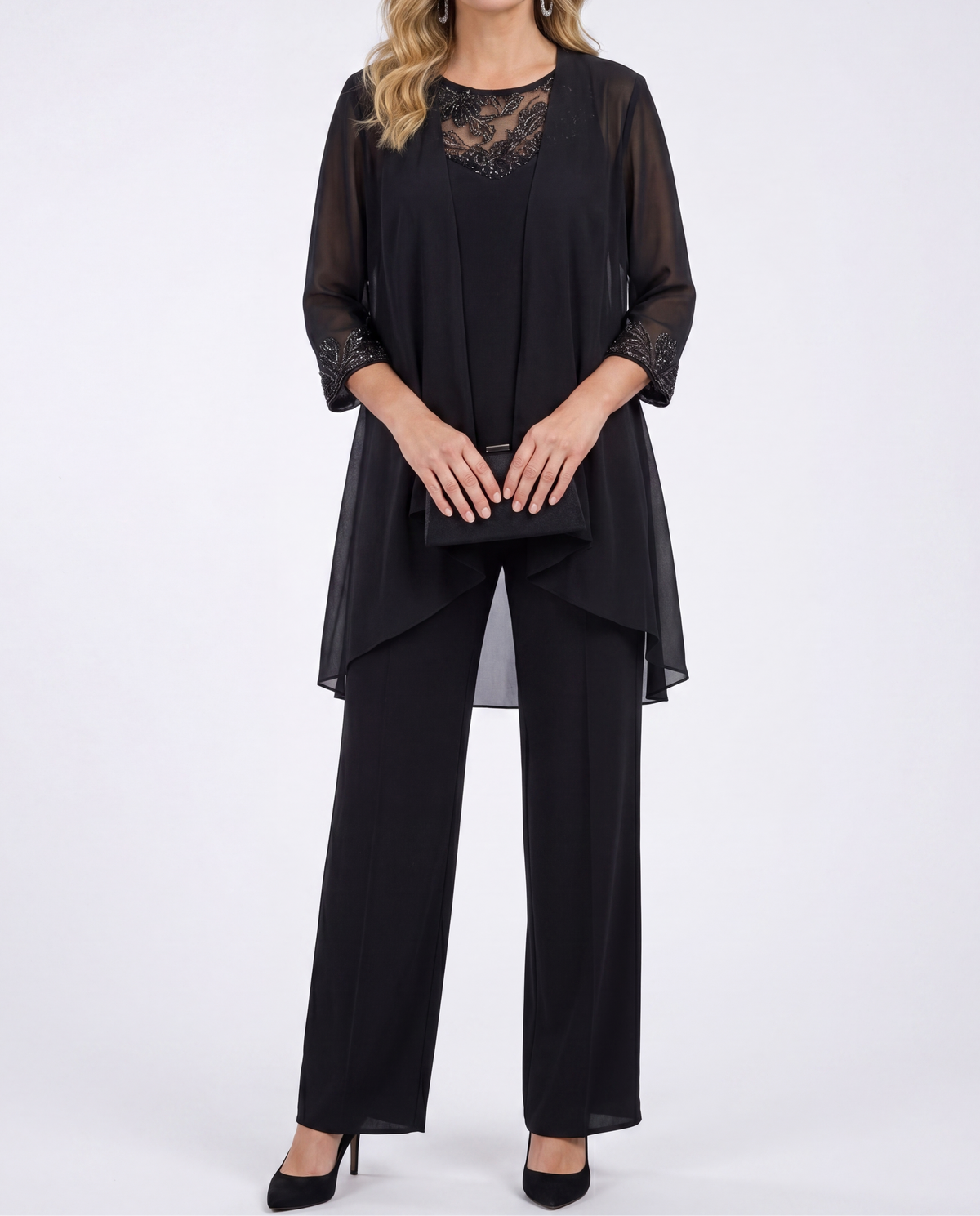 Eleanor™ | Fließende Jacke und Set mit weitem Hosenbein