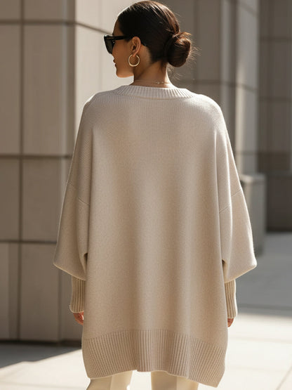 Oversized Pullover mit weichem Schnitt für Damen