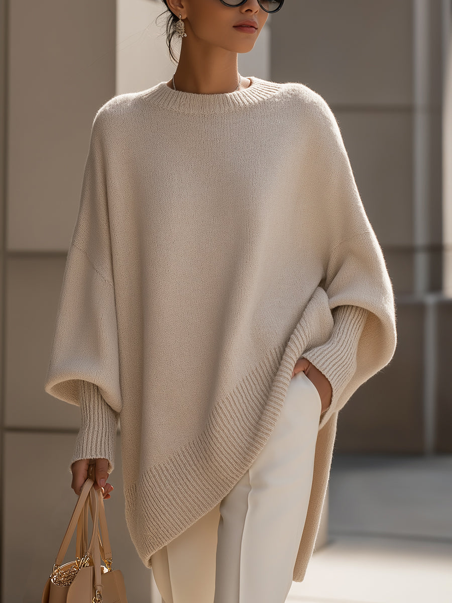 Oversized Pullover mit weichem Schnitt für Damen