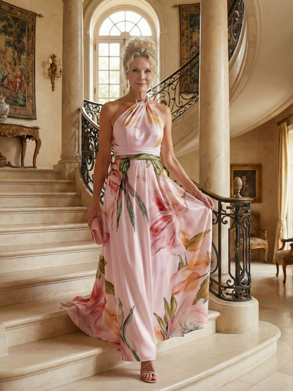 Amiel | Leichtes Floral-Maxi-Kleid