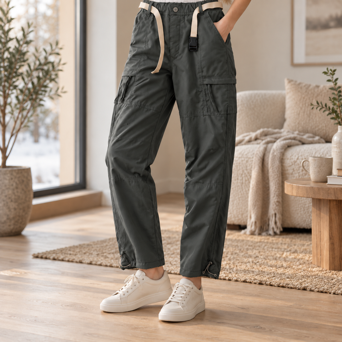 Cargo-Hose Astrid – Warm gefüttert mit Taschen