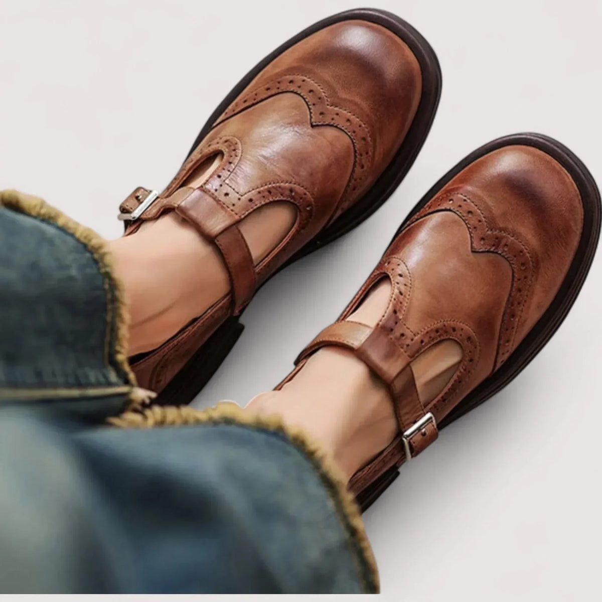 Franziska | Damen Orthopädische Mary Jane Freizeit Schuhe