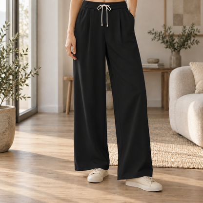Weite High-Waist-Hose Christa – Ausgestellter Schnitt