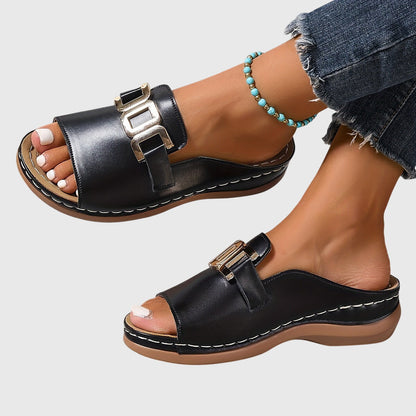 Romy | Bequeme Schnallen Sandalen