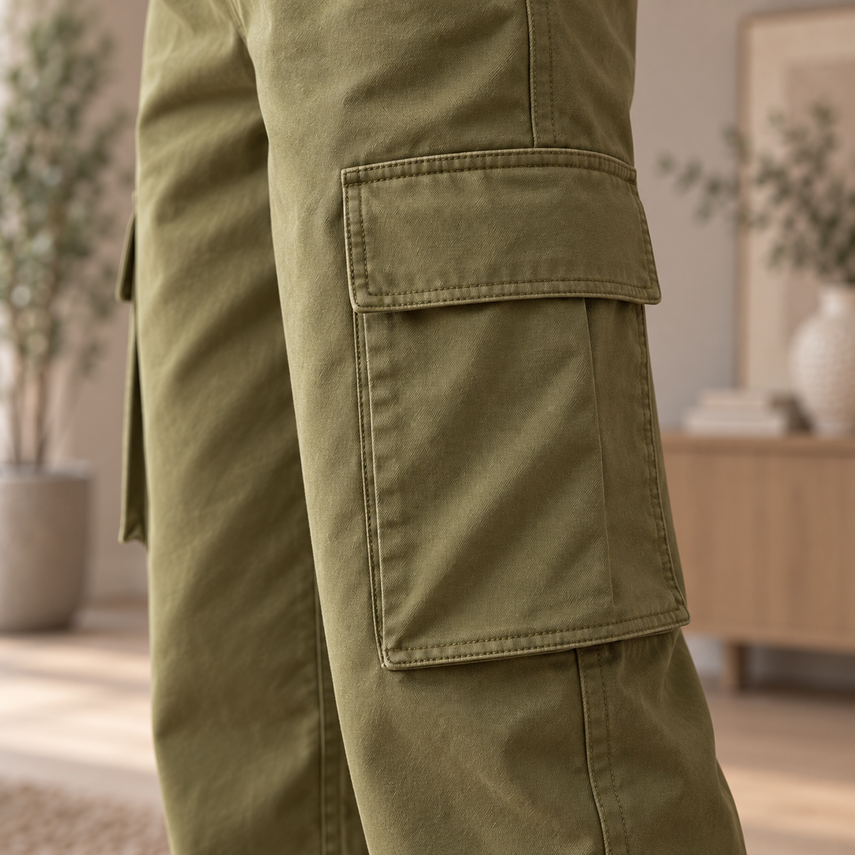 Cargo-Sweatpants Hannelore – Retro Straight-Fit