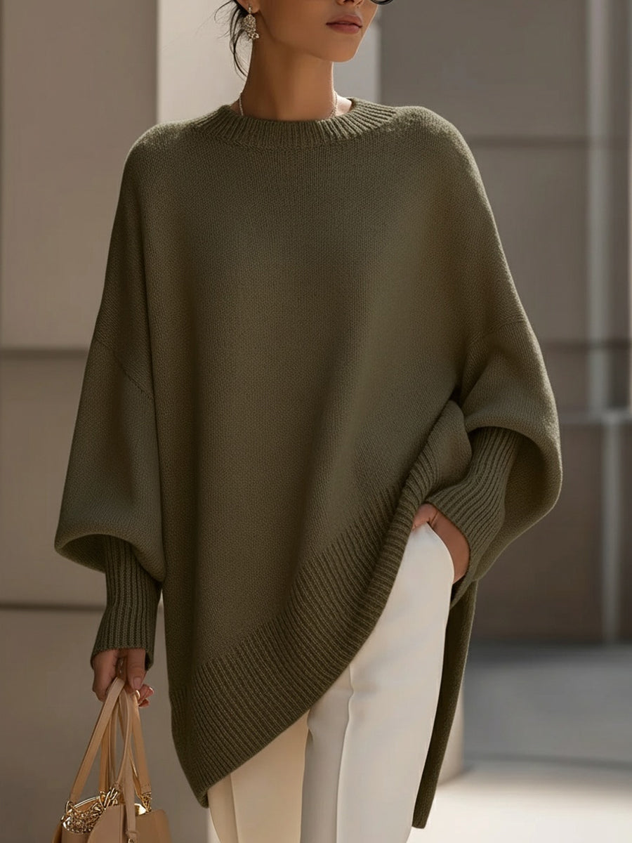 Oversized Pullover mit weichem Schnitt für Damen