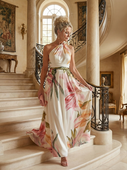 Amiel | Leichtes Floral-Maxi-Kleid