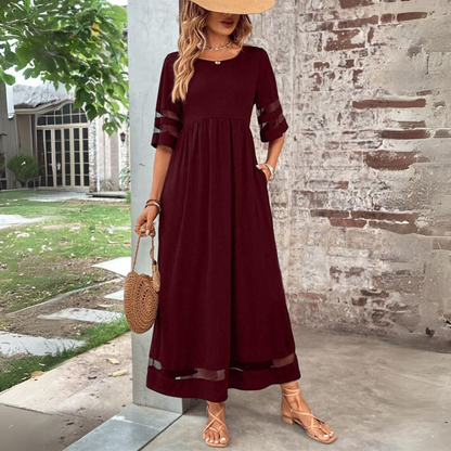 Aubrey™ – Figurbetonendes Midi-Kleid mit Bauchbedeckung