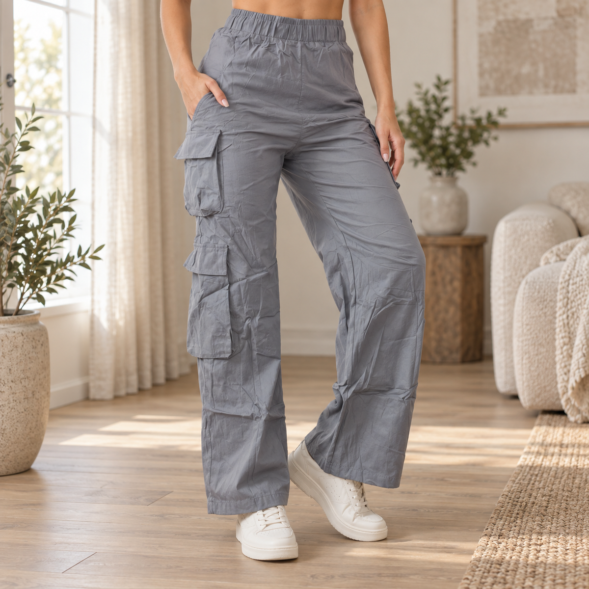 Cargo-Hose Ingrid – High Waist im Streetwear-Look