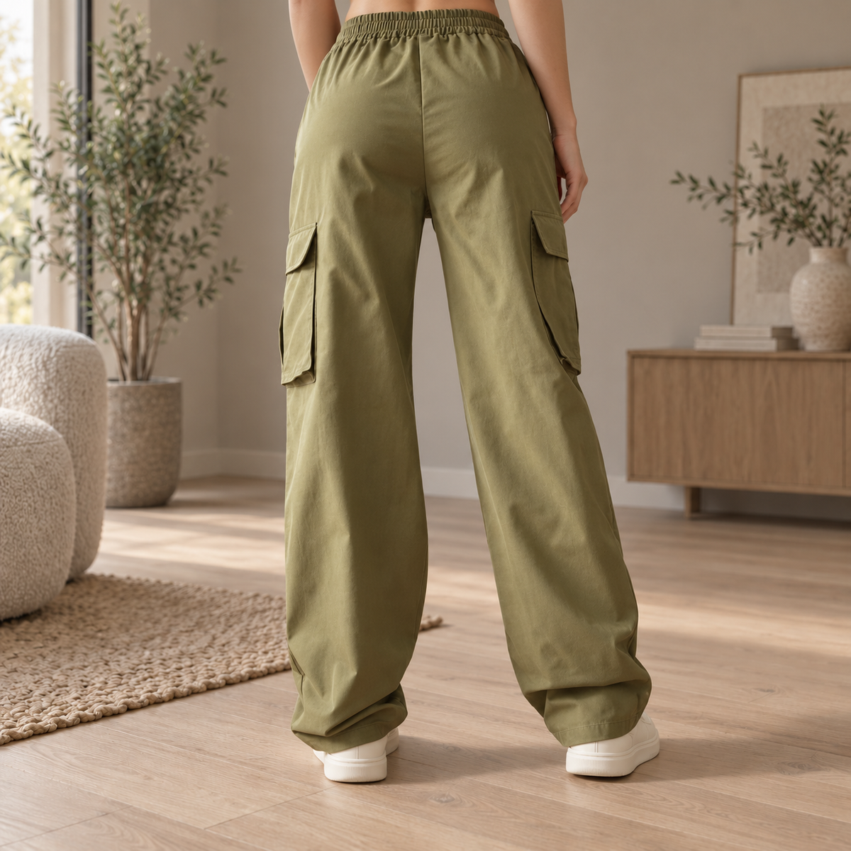 Cargo-Sweatpants Hannelore – Retro Straight-Fit