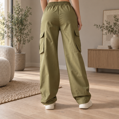 Cargo-Sweatpants Hannelore – Retro Straight-Fit