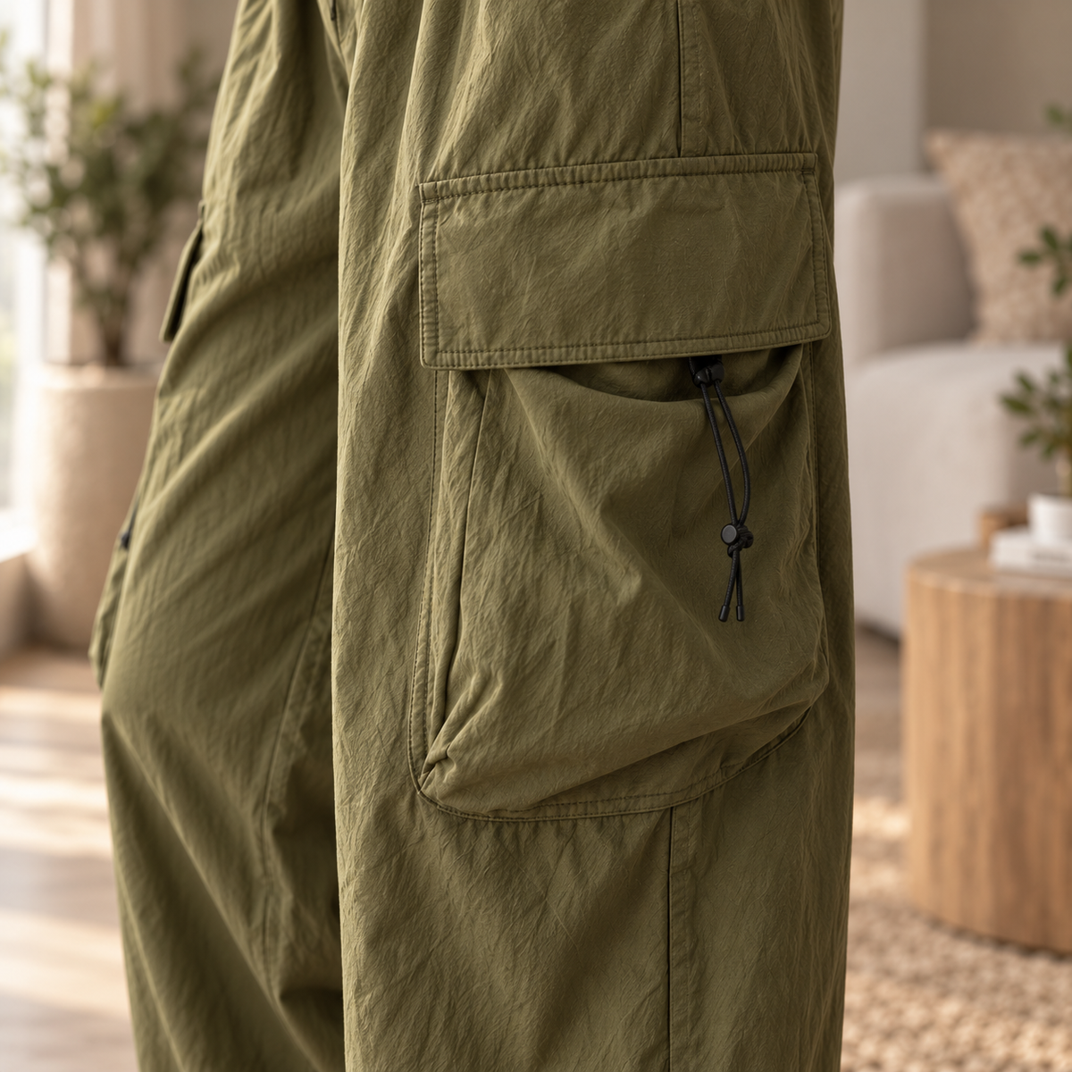 Cargo-Jogginghose Brigitte – Baggy mit Kordelzug
