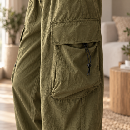 Cargo-Jogginghose Brigitte – Baggy mit Kordelzug