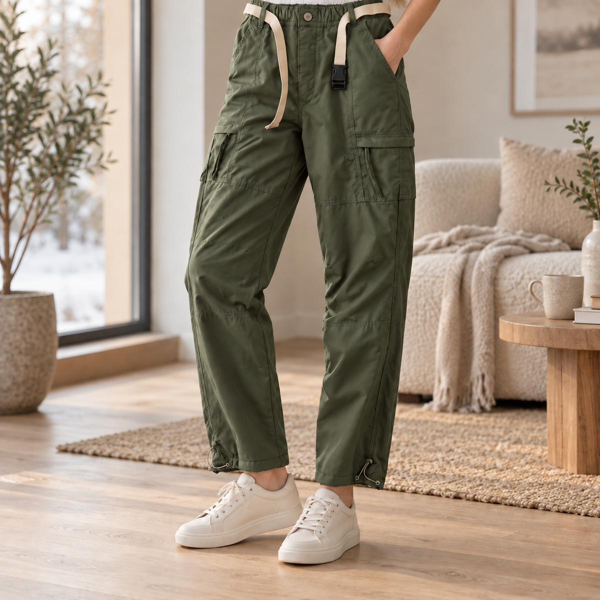 Cargo-Hose Astrid – Warm gefüttert mit Taschen