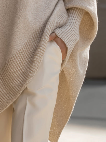 Oversized Pullover mit weichem Schnitt für Damen