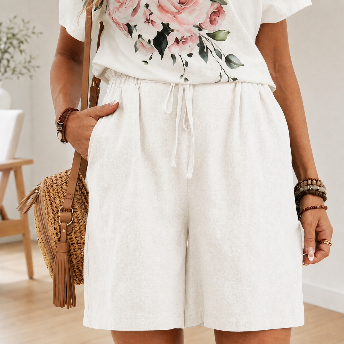Leinen-Shorts Paula – Lässig-Bequem für warme Tage