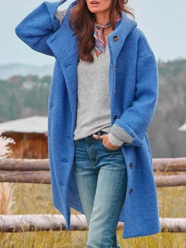 AMELIE - Stilvolle lange Winterjacke