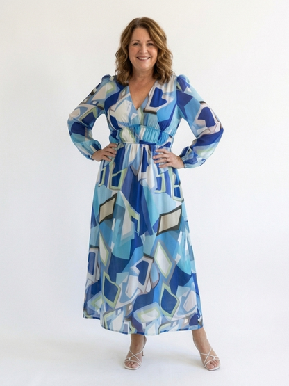 ALTHEA | FLORAL MAXI-KLEID