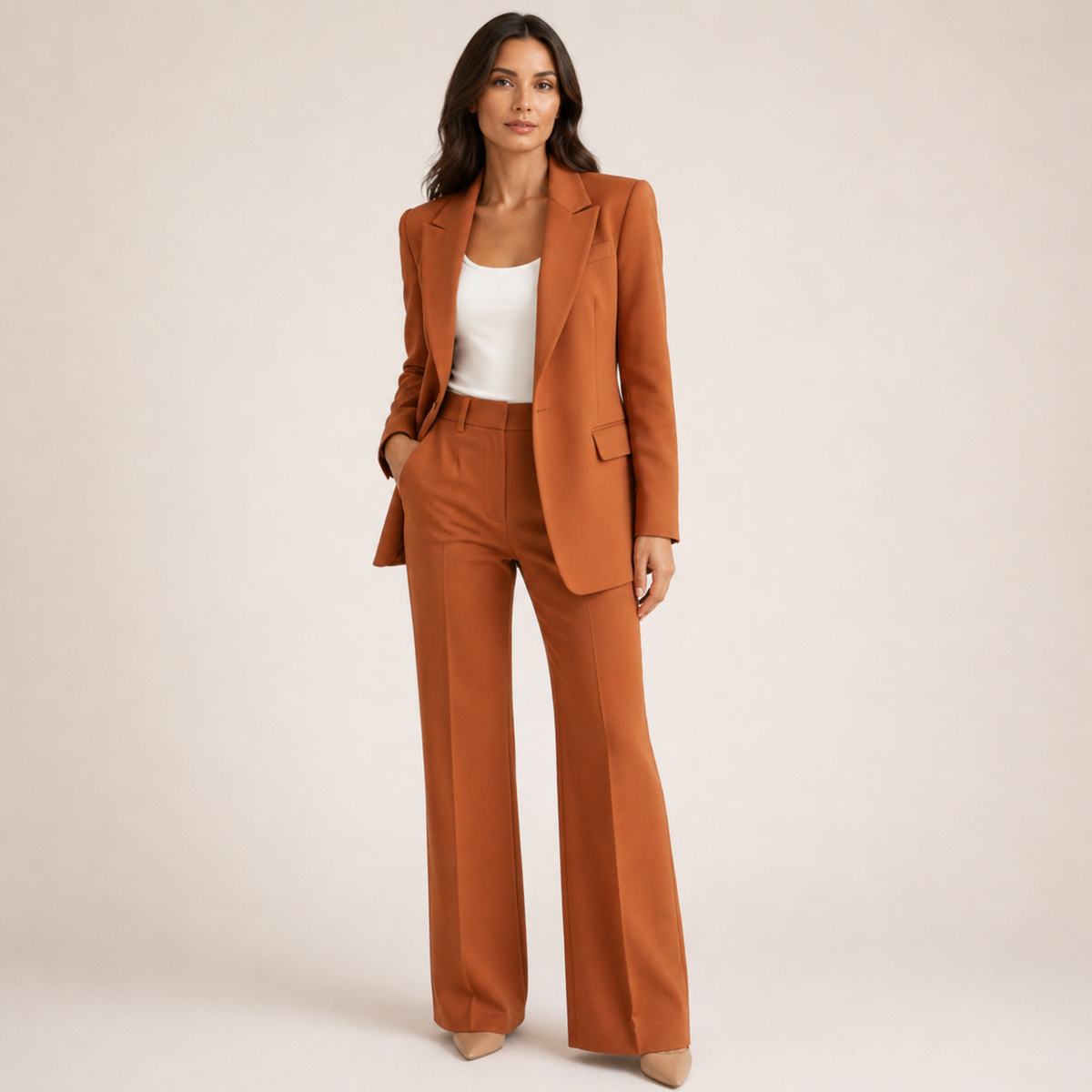 Vanessa™ | Elegantes Anzugset mit ausgestellten Hosen