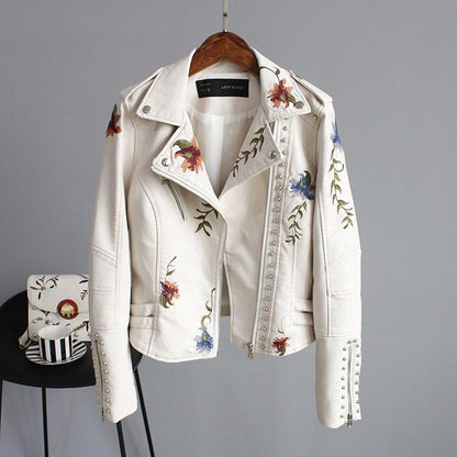 Ella™| Leder-Look Jacke