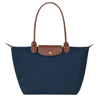 Klassische Tasche - Große Le Pliage Tote, Marineblau