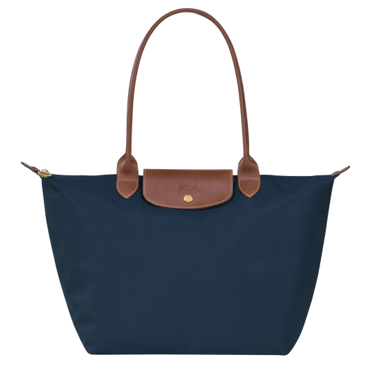 Klassische Tasche - Große Le Pliage Tote, Marineblau