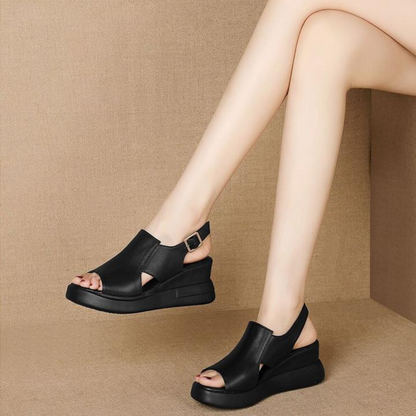Deloria™ | Orthopädische Wedge Slingback Sandalen