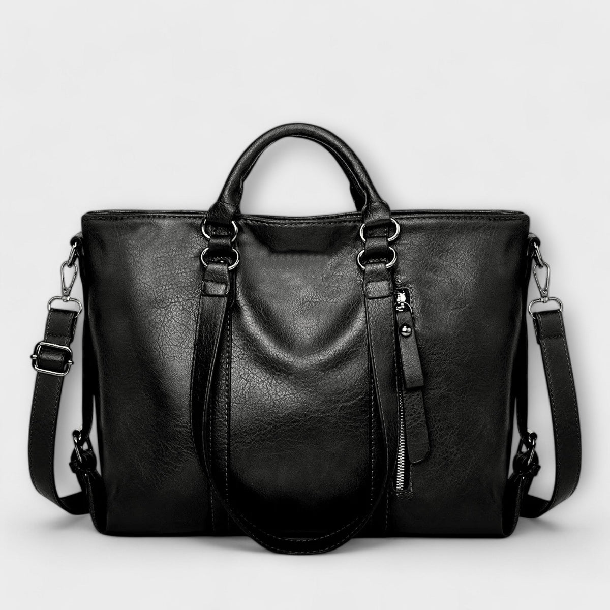 Olivia - Große Lederhandtasche