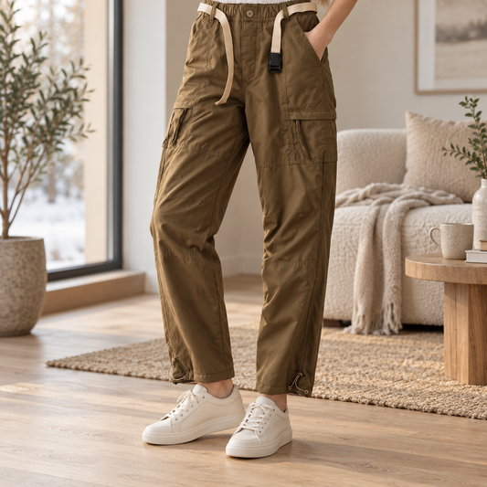 Cargo-Hose Astrid – Warm gefüttert mit Taschen