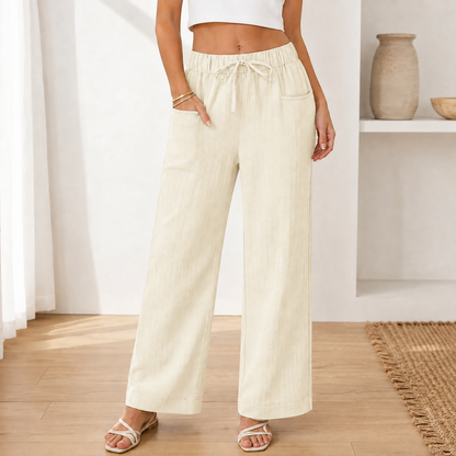 Weite Loungehose Noor – Lässig-Bequem für zuhause & unterwegs