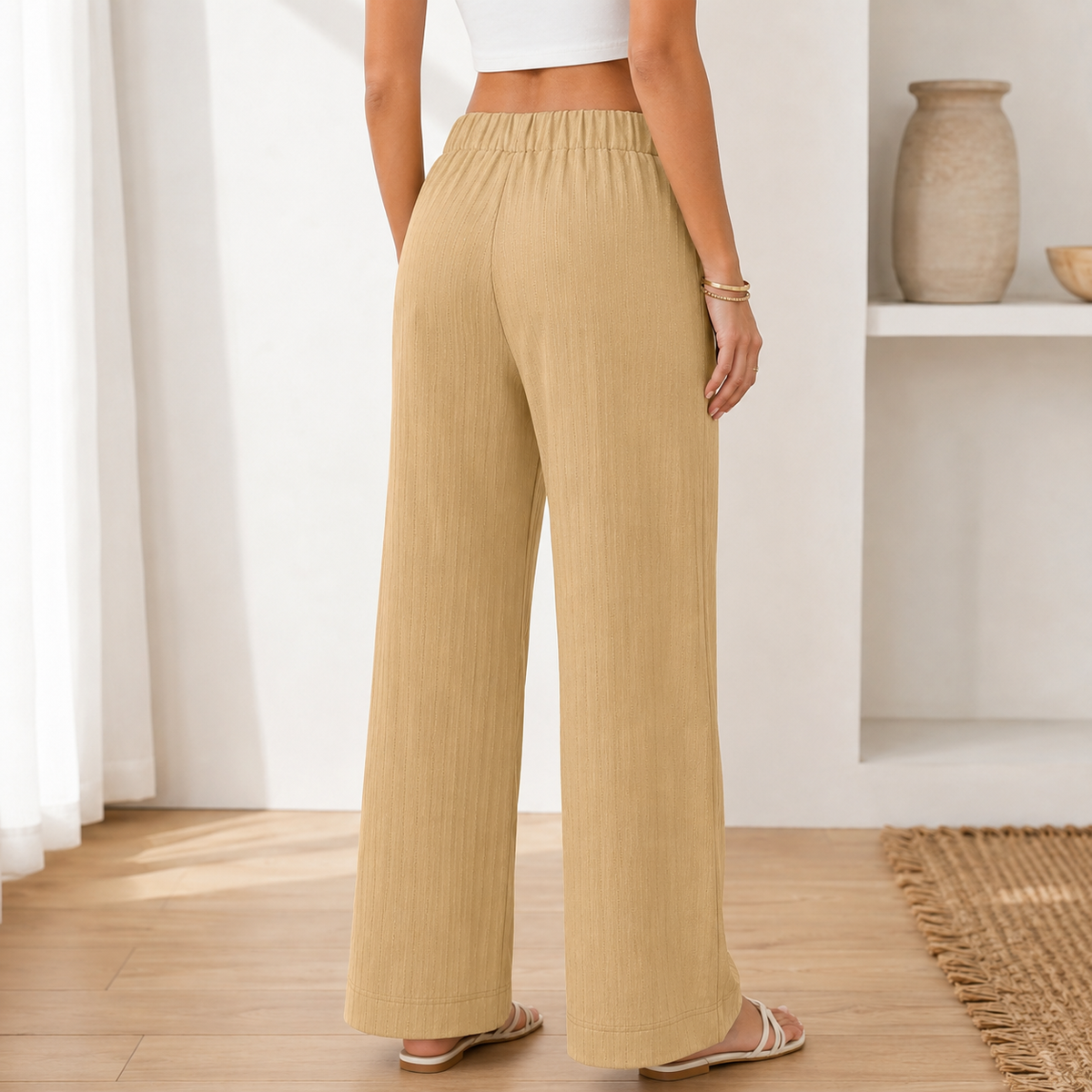 Weite Loungehose Noor – Lässig-Bequem für zuhause & unterwegs