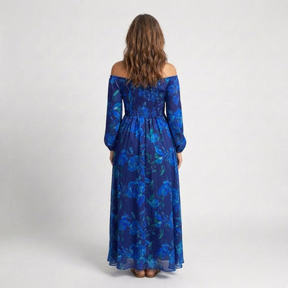 Aspen | Off-Shoulder Floral Maxi