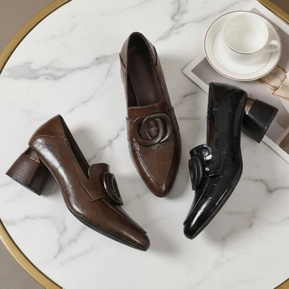 Valora Leder Loafer Absätze