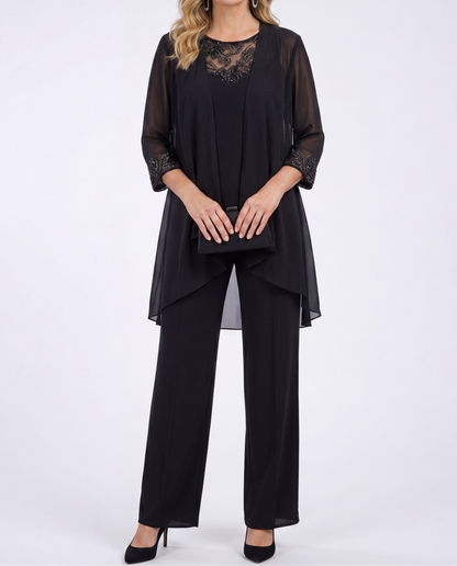 Eleanor™ | Fließende Jacke und Set mit weitem Hosenbein