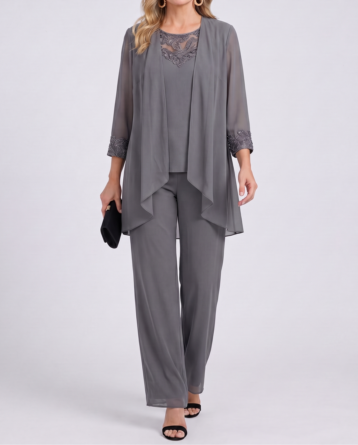 Eleanor™ | Fließende Jacke und Set mit weitem Hosenbein
