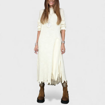 Portia – Elegantes Layered Sweater- und Kleid-Set