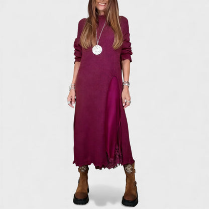 Portia – Elegantes Layered Sweater- und Kleid-Set