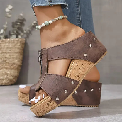 Kiara | Stylische Keil Sandalen