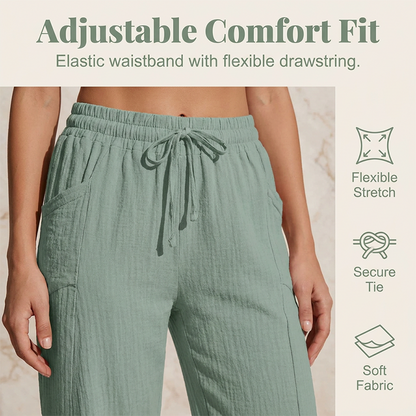 Cropped-Leinenhose Nele – Luftig & bequem