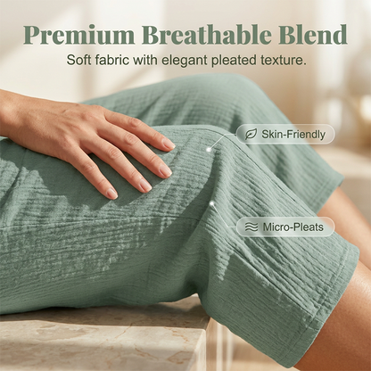 Cropped-Leinenhose Nele – Luftig & bequem