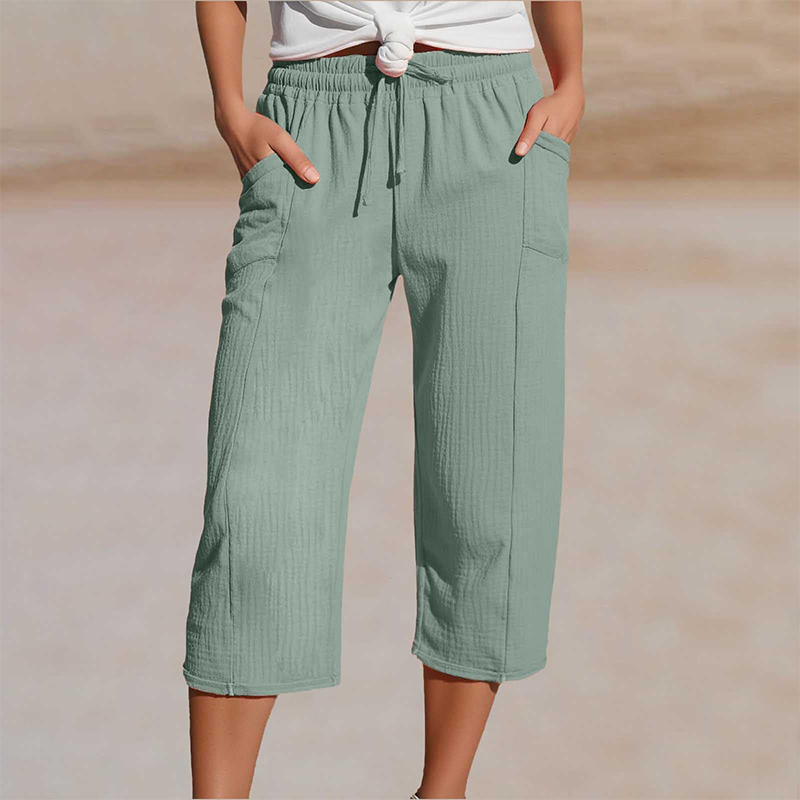 Cropped-Leinenhose Nele – Luftig & bequem