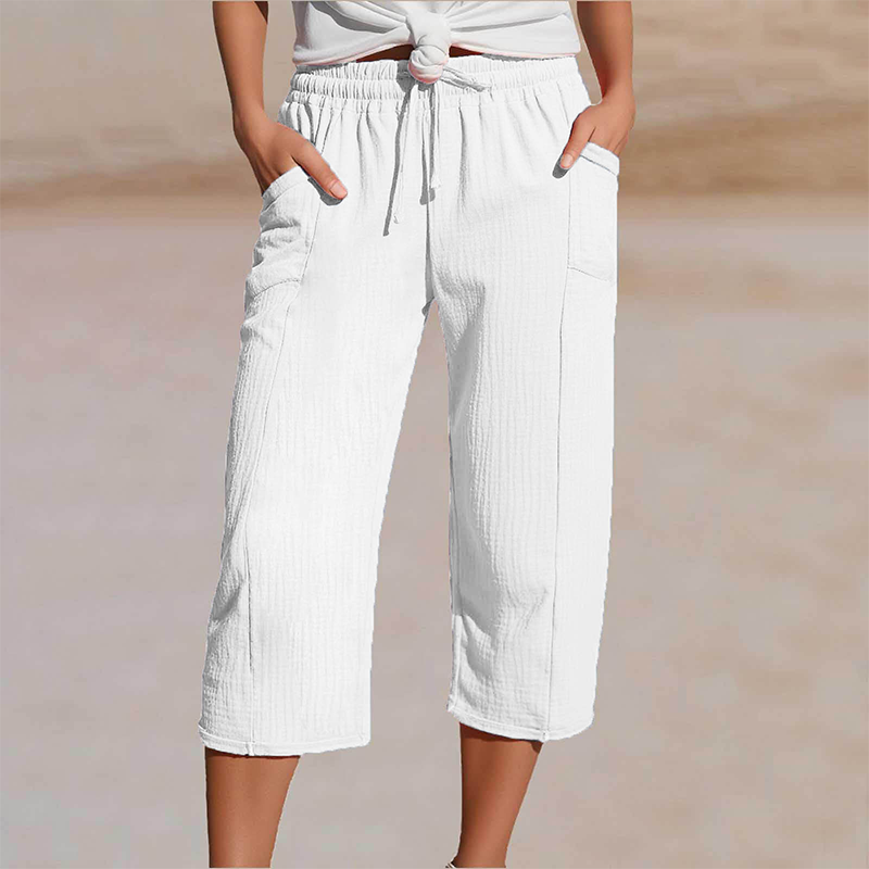 Cropped-Leinenhose Nele – Luftig & bequem