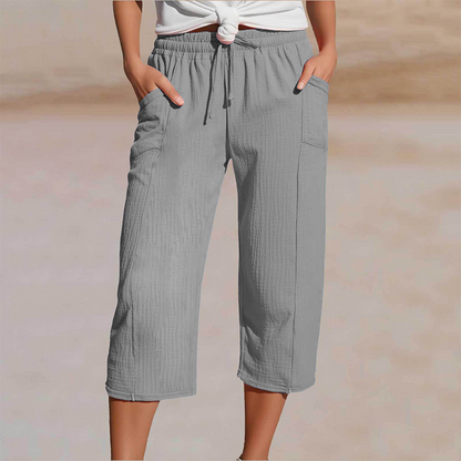Cropped-Leinenhose Nele – Luftig & bequem