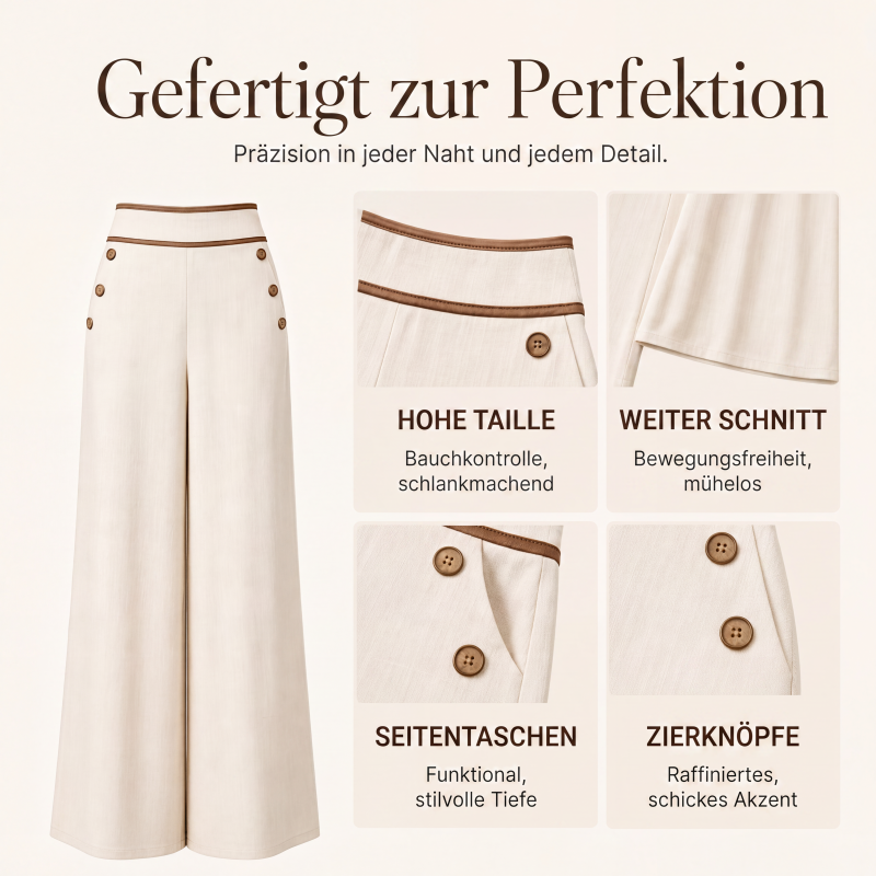 Hochweitbund-Hose Frieda – Eleganter Schnitt