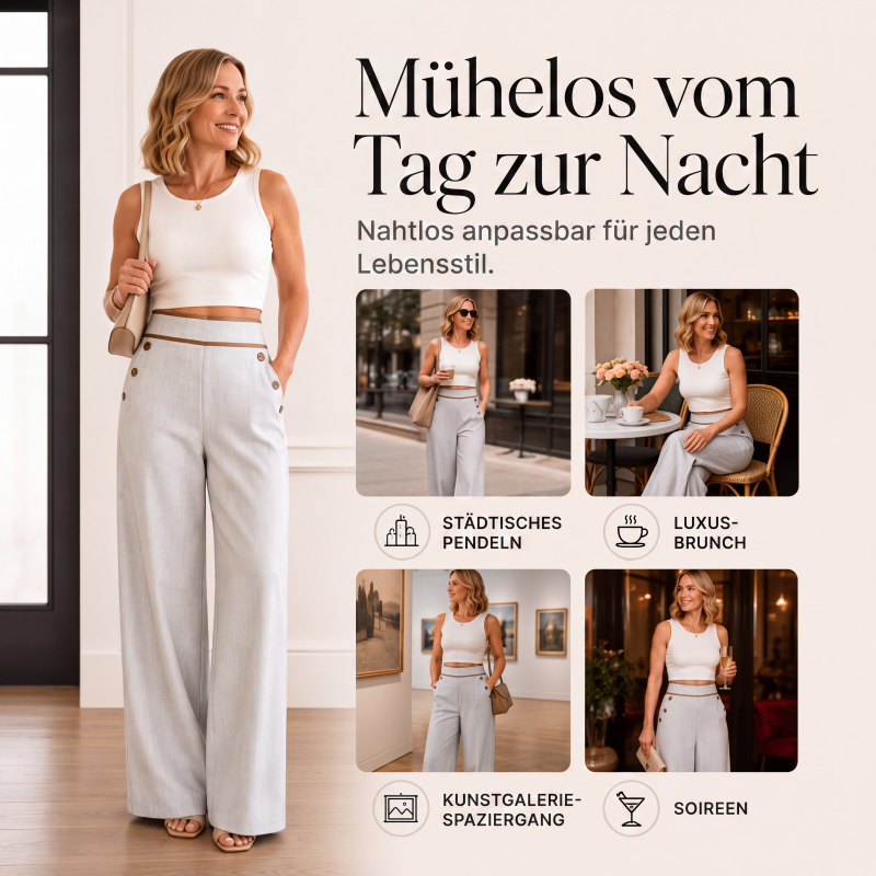 Hochweitbund-Hose Frieda – Eleganter Schnitt