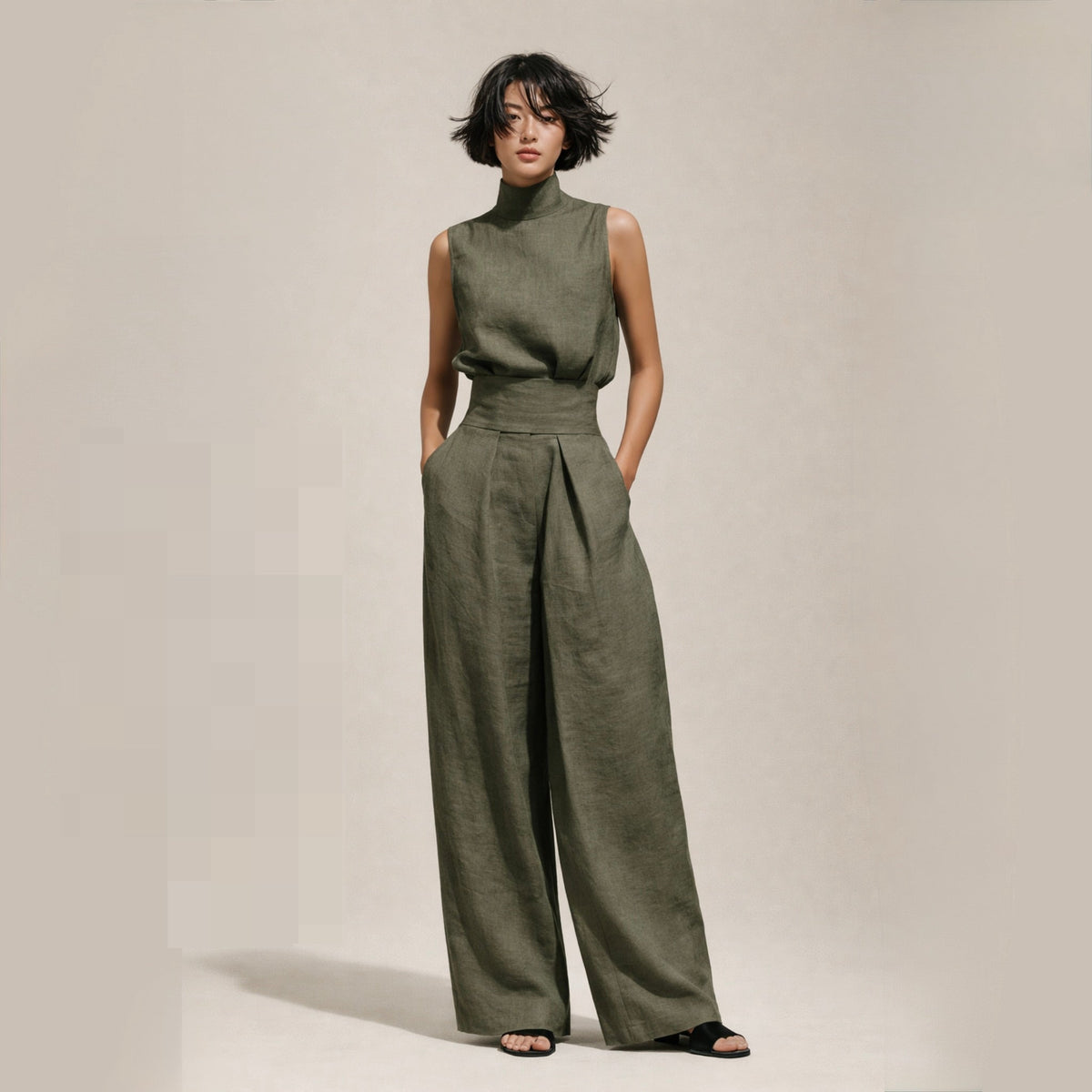 Elisa | Eleganter Jumpsuit mit Hoher Taille