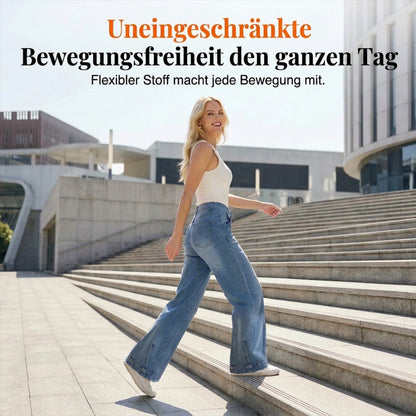 Weite Jeanshose Greta – Vintage-Waschung